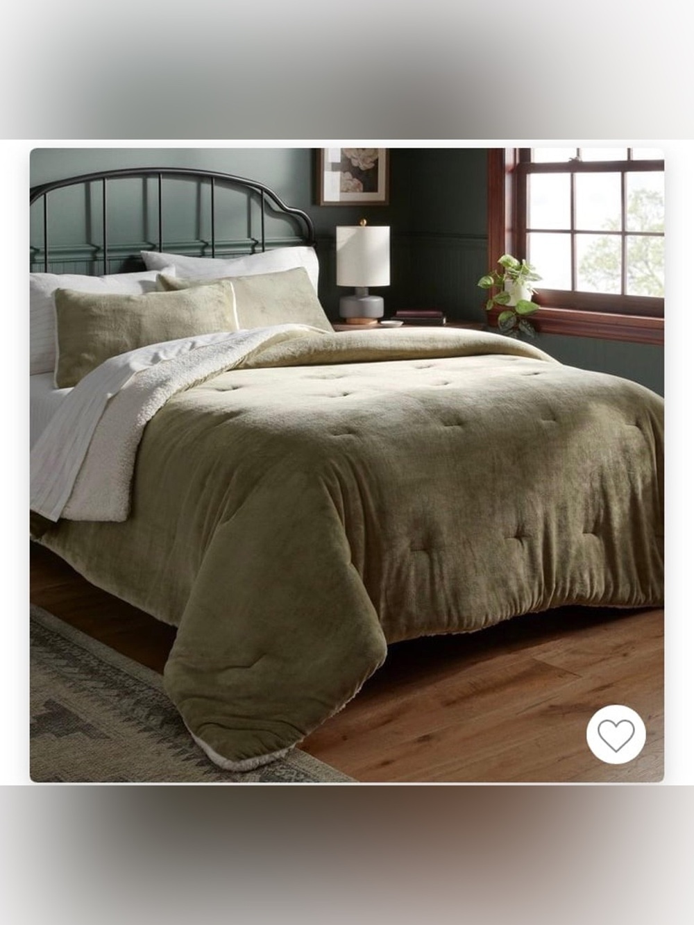Threshold Faux Shearling Comforter Set